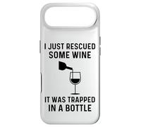 Carcasa para iPhone Air Acabo de rescatar un Poco de Vino, Estaba Atrapado en una Botella Divertido