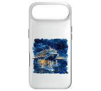 Carcasa para iPhone Air Acuarela Barco Crucero Cielo Noche Océ