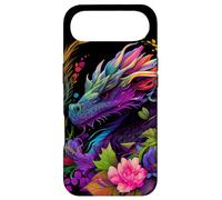 Carcasa para iPhone Air Acuarela Dragón Flores Hermoso Arte Colorido Gráfico