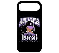 Carcasa para iPhone Air Acuario 1966 Astro Año Melanado Reina Afro Diosa