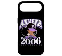 Carcasa para iPhone Air Acuario 2006 Reina Rasgos del Zodiaco Afro Diva Cumpleaños