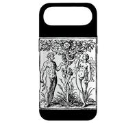 Carcasa para iPhone Air Adán y Eva Cerca del Árbol Sagrado como Muerte Oculto Goth Grungy