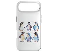 Carcasa para iPhone Air Adorable Acuarela pingüinos antárticos Fauna Arte