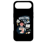 Carcasa para iPhone Air Adulting Is A Scam Funny Tired Life Responsibilities