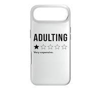 Carcasa para iPhone Air Adulting One Star Absolute Nightmare no recomendaría