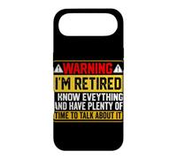 Carcasa para iPhone Air Advertencia de Que Estoy Jubilado, lo sé Todo y Tengo Mucho de Tim