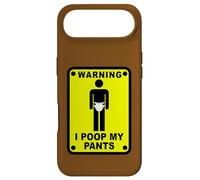 Carcasa para iPhone Air Advertencia I Poop MI PANTALÓN
