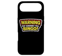 Carcasa para iPhone Air Advertencia Puede De repente Gritar Bingo Amante Noche Evento Divertido Broma