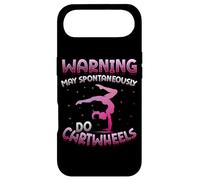 Carcasa para iPhone Air Advertencia Puede Hacer Espontáneamente Cartwheels Gimnasia Gimnasta