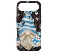 Carcasa para iPhone Air Aesthetic Snowflake Pattern with Snowman and Winter GNOME
