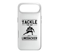 Carcasa para iPhone Air Afronta el día como un Jugador de fútbol Americano Linebacker