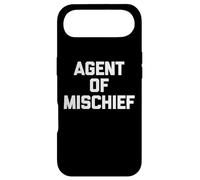 Carcasa para iPhone Air Agente de travesuras - Divertido Dicho sarcástico Lindo Fresco Novedad