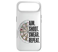 Carcasa para iPhone Air Aim Shoot Swear Repeat Funny Darts Dart Player
