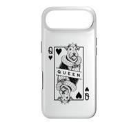 Carcasa para iPhone Air Airedale Terrier Queen of Hearts, Divertido Arte Pop para Amantes de los Perros