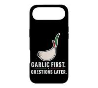 Carcasa para iPhone Air Ajo Primeras Preguntas más Tarde Divertido Amante de la Comida Italiana