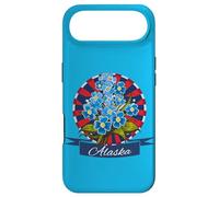 Carcasa para iPhone Air Alaska Alpine Forget Me Not Patriotic Proud Alaska Bandera de Estados Unidos