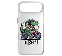 Carcasa para iPhone Air Albert Fun Alligator - Diseño de Motocicleta para niños con Nombre Albert