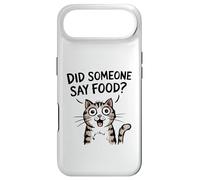 Carcasa para iPhone Air ¿Alguien Dijo Comida? Gato Divertido Amante de la Comida
