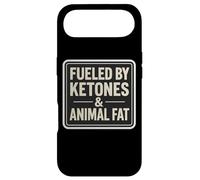 Carcasa para iPhone Air Alimentado por cetonas y Grasa Animal Keto Carnívoro Dieta Cita