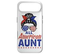 Carcasa para iPhone Air All American Aunt Sunglasses USA Flag 4th of July