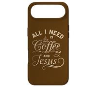Carcasa para iPhone Air All I Need Is Coffee and Jesus Christian Religious Quote