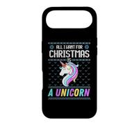Carcasa para iPhone Air All I Want For Christmas Is A Unicorn Ugly Sweater Christmas Fun