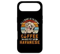 Carcasa para iPhone Air All I Want Is To Drink Coffee and Pet My Dog Havanese Puppy