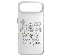 Carcasa para iPhone Air All Need I is Little Coffee & a Whole Lot of Jesus Faith God