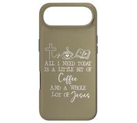 Carcasa para iPhone Air All Need I is Little Coffee & Jesus Mama Christian Mom Faith