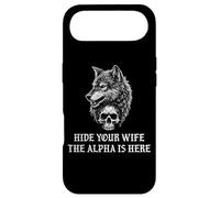 Carcasa para iPhone Air Alpha Wolf Hide Your Wife The Alpha is Here Werewolf Daddy