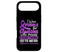 Carcasa para iPhone Air Alzheimer Demencia Frontotemporal Pérdida de Memoria Cinta Púrpura