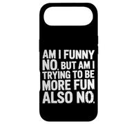 Carcasa para iPhone Air Am I Funny No But Am I Trying To Be More Fun Also No -