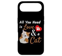 Carcasa para iPhone Air Amante de los Gatos: Todo lo Que Necesitas es Amor y un Lindo Eslogan de Gato