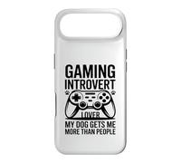 Carcasa para iPhone Air Amante de los Perros introvertidos de Juegos Mi Perro me da más Que la Gente