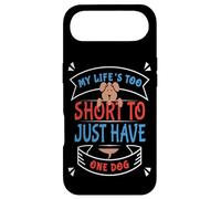 Carcasa para iPhone Air Amante de los Perros La Vida de los Padres es Demasiado Corta para un Solo Perro