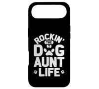 Carcasa para iPhone Air Amante Divertido de los Perros Rockin' The Dog Aunt Life