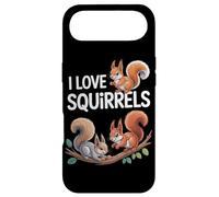 Carcasa para iPhone Air Amantes de los Animales Lindos I Love Squirrels