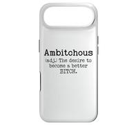 Carcasa para iPhone Air Ambitchous Sign,Definition The Desire to Be a Better Bitch