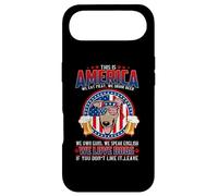 Carcasa para iPhone Air America We Love Dogs Greyhound Dog and Beer 4th of July
