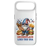 Carcasa para iPhone Air American GNOME Place Like The USA Hotdog, Papas Fritas, Hamburguesa