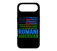 Carcasa para iPhone Air American Romani | Banderas de Roma Traveller & USA envejecidas