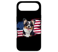 Carcasa para iPhone Air American USA Flag 4th July Fourth Black Tricolor Corgi Lover