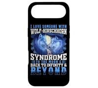 Carcasa para iPhone Air Amo a Alguien con síndrome de Wolf-Hirschhorn hasta la Luna & B