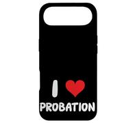 Carcasa para iPhone Air Amo la Libertad condicional - Ley de violación de condenados de la cárcel del Oficial del corazón