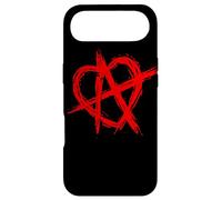 Carcasa para iPhone Air Anarquía De Las Relaciones Símbolo Corazón Amor Libre Poli