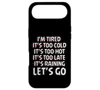 Carcasa para iPhone Air Angustiado, Estoy Cansado, es Demasiado frío, Vamos a IR Fitness Divertido