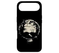 Carcasa para iPhone Air Anillo de Calavera de Bosque y Luna Surrealista Ghostly Gothic Horror Graphic