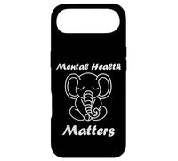 Carcasa para iPhone Air Animal Brain Illness Quote Elephant Mental Health Matters