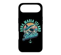 Carcasa para iPhone Air Anna Maria Island Florida Shark Retro Diseño Envejecido