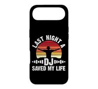 Carcasa para iPhone Air Anoche un DJ me salvó la Vida Retro DJ Sunset